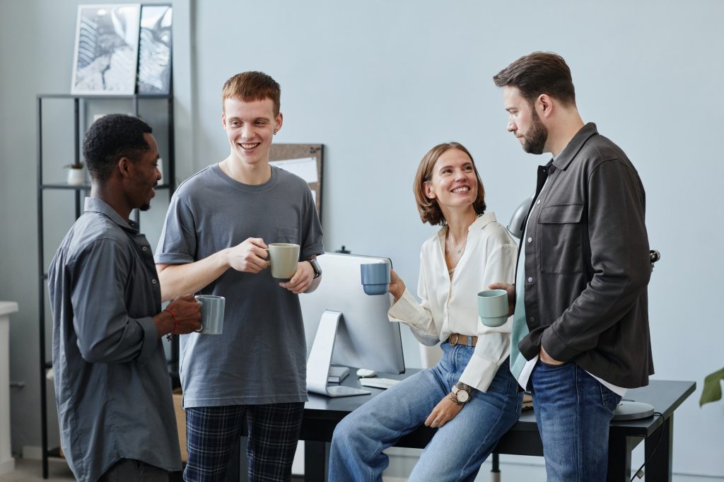 Coffee break at office